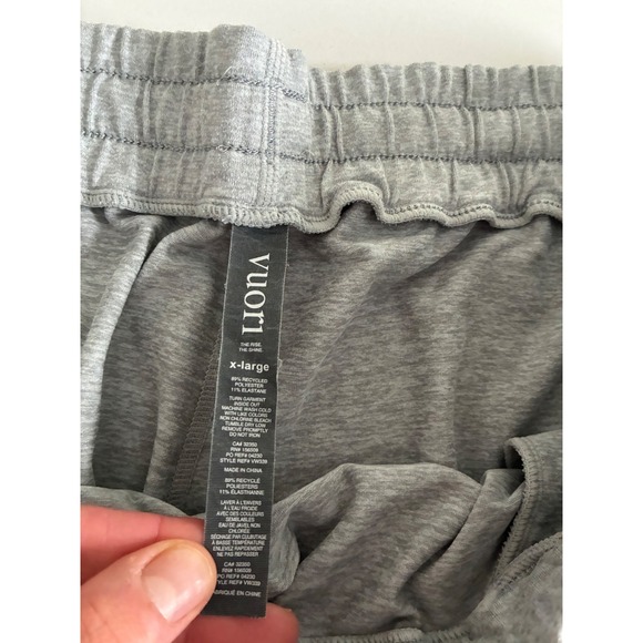 Vuori Halo Performance Womens Gray Pocket Drawstring Sweat Shorts Lounge XL - Picture 5 of 6
